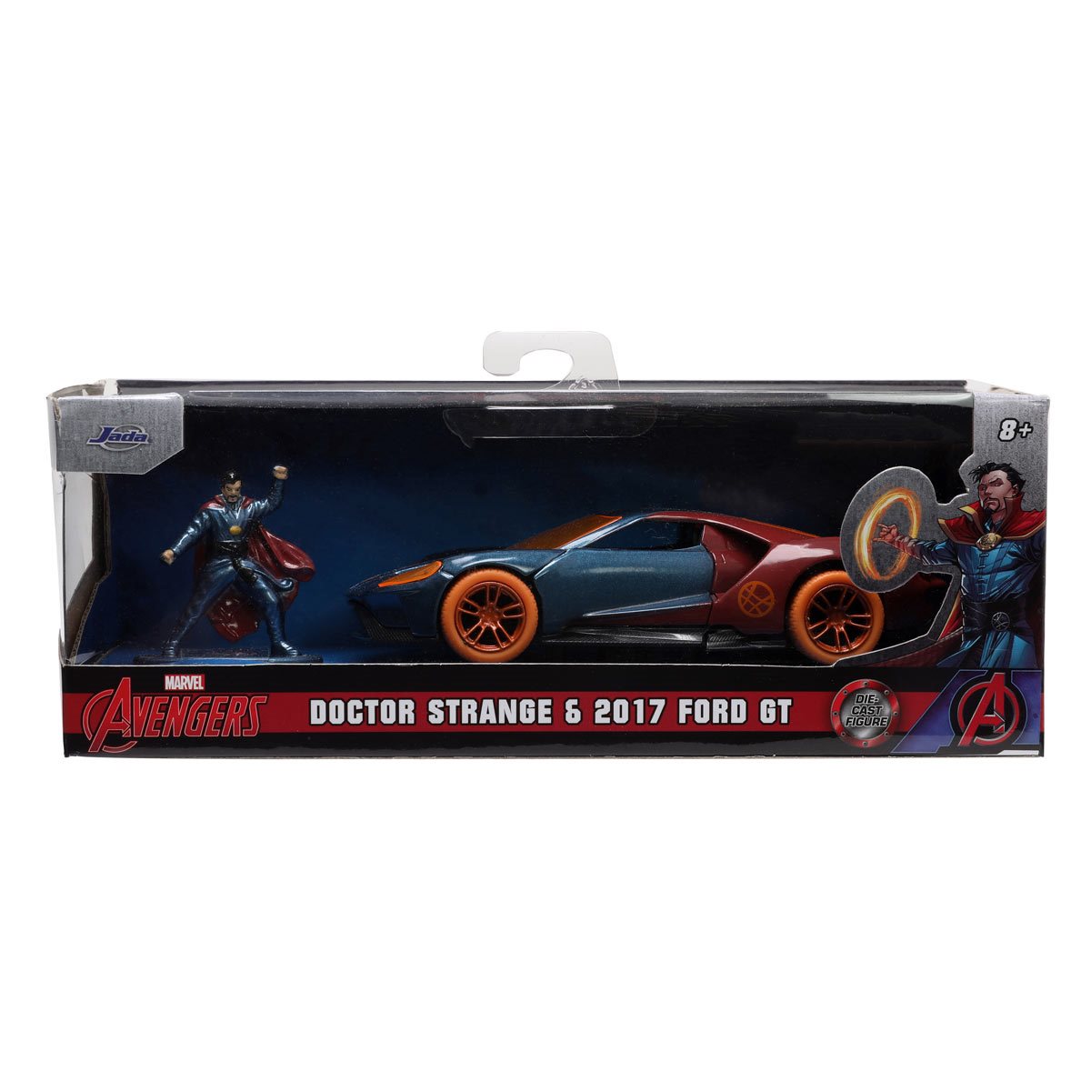 Avengers Doctor Strange Hollywood Rides 2017 Ford GT 1:32 Scale Die-Cast Metal Vehicle with Figure