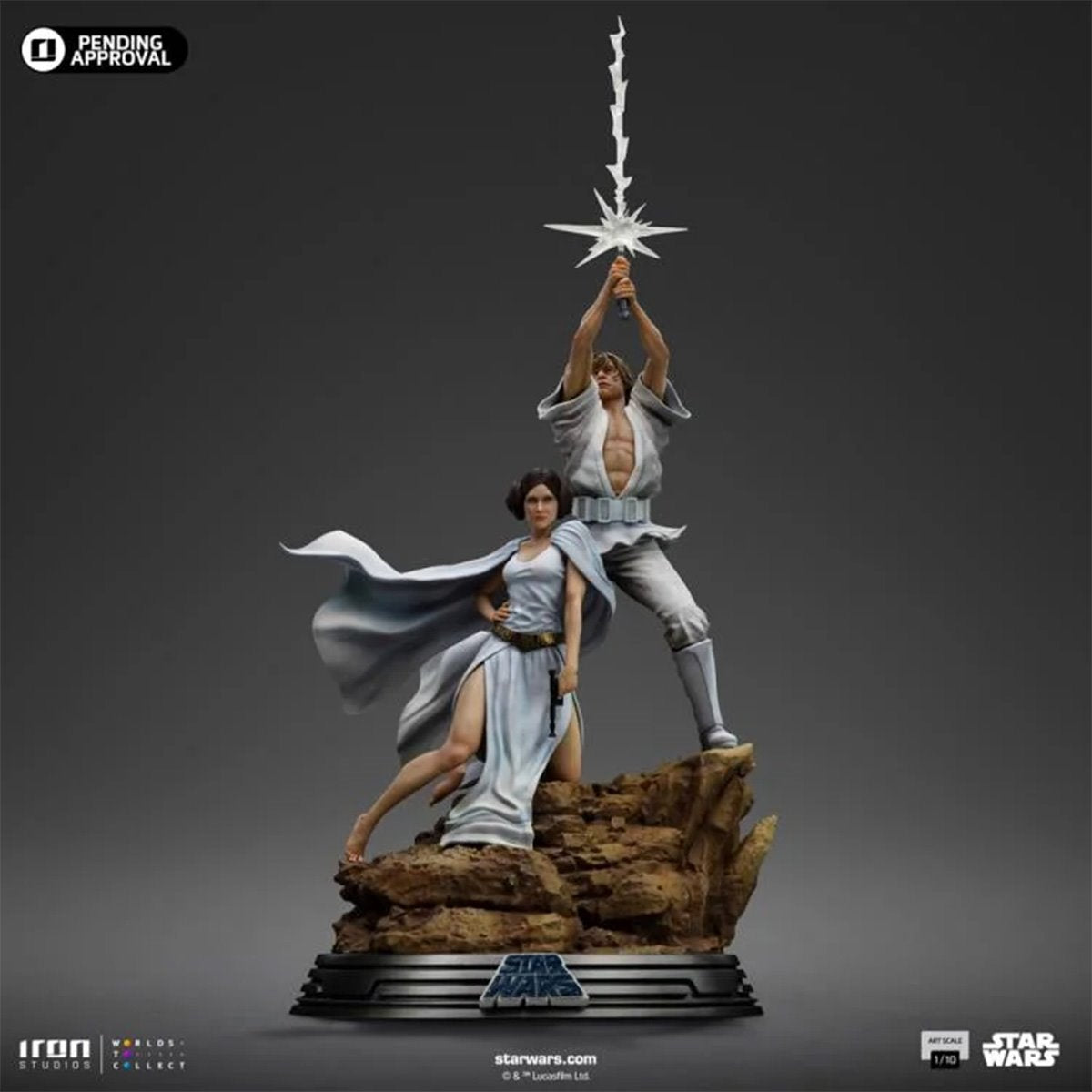 Star Wars: A New Hope Luke and Leia Deluxe 1:10 Art Scale Limited Edition Statue