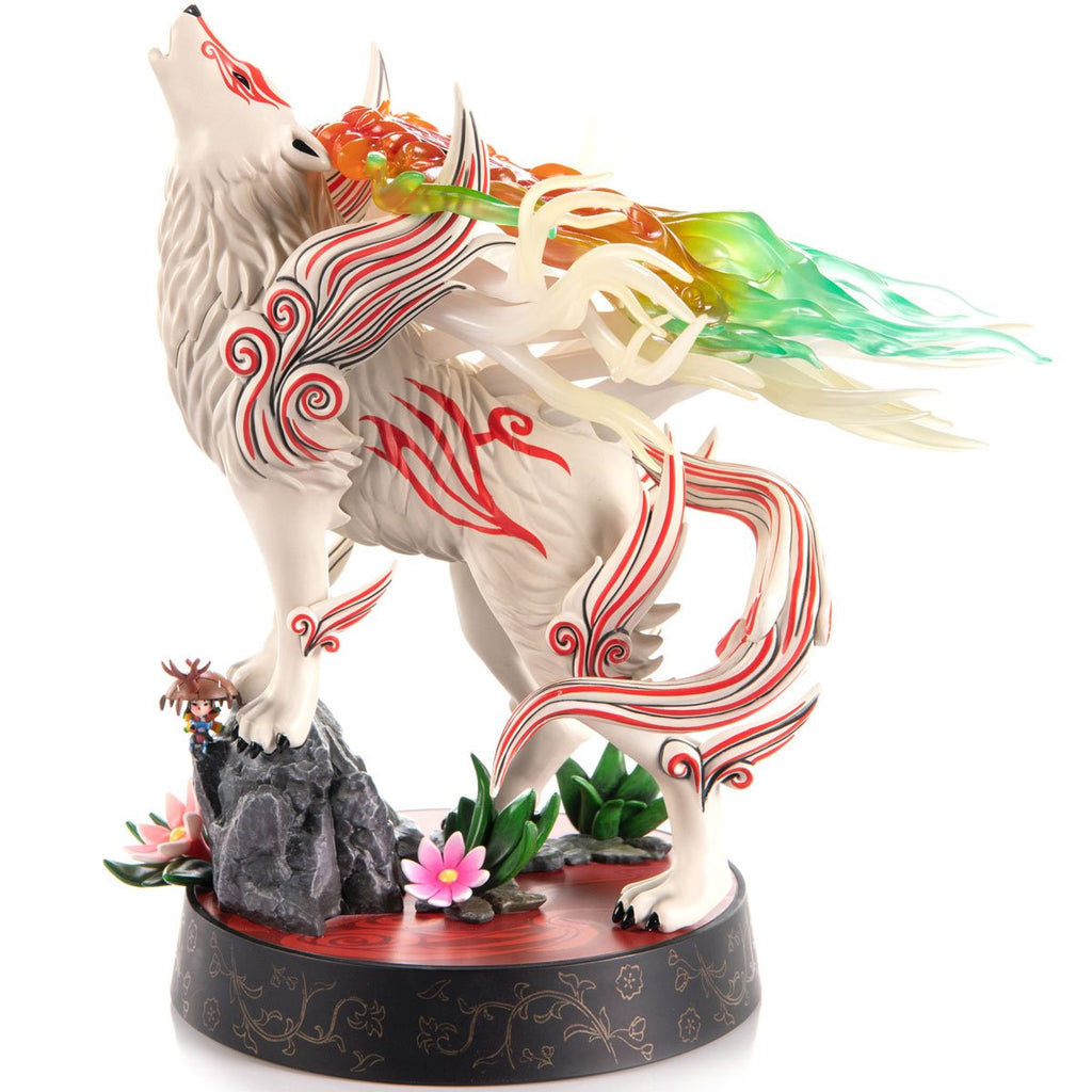 Okami: Shiranui 9-Inch Staute - Celestial Howl Pose