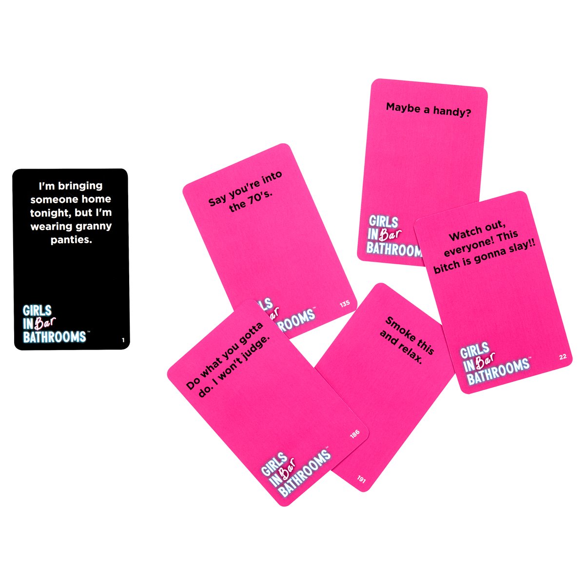 Girls in Bar Bathrooms Card Game