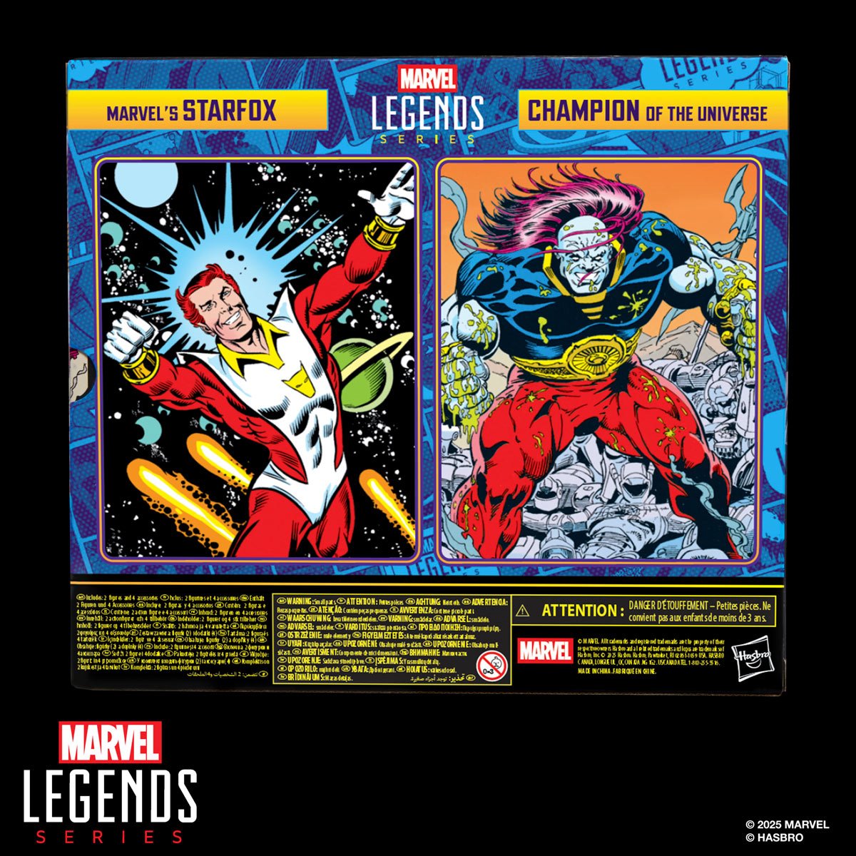 Marvel Legends Starfox and Champion of the Universe 6-Inch Action Figures 2-Pack