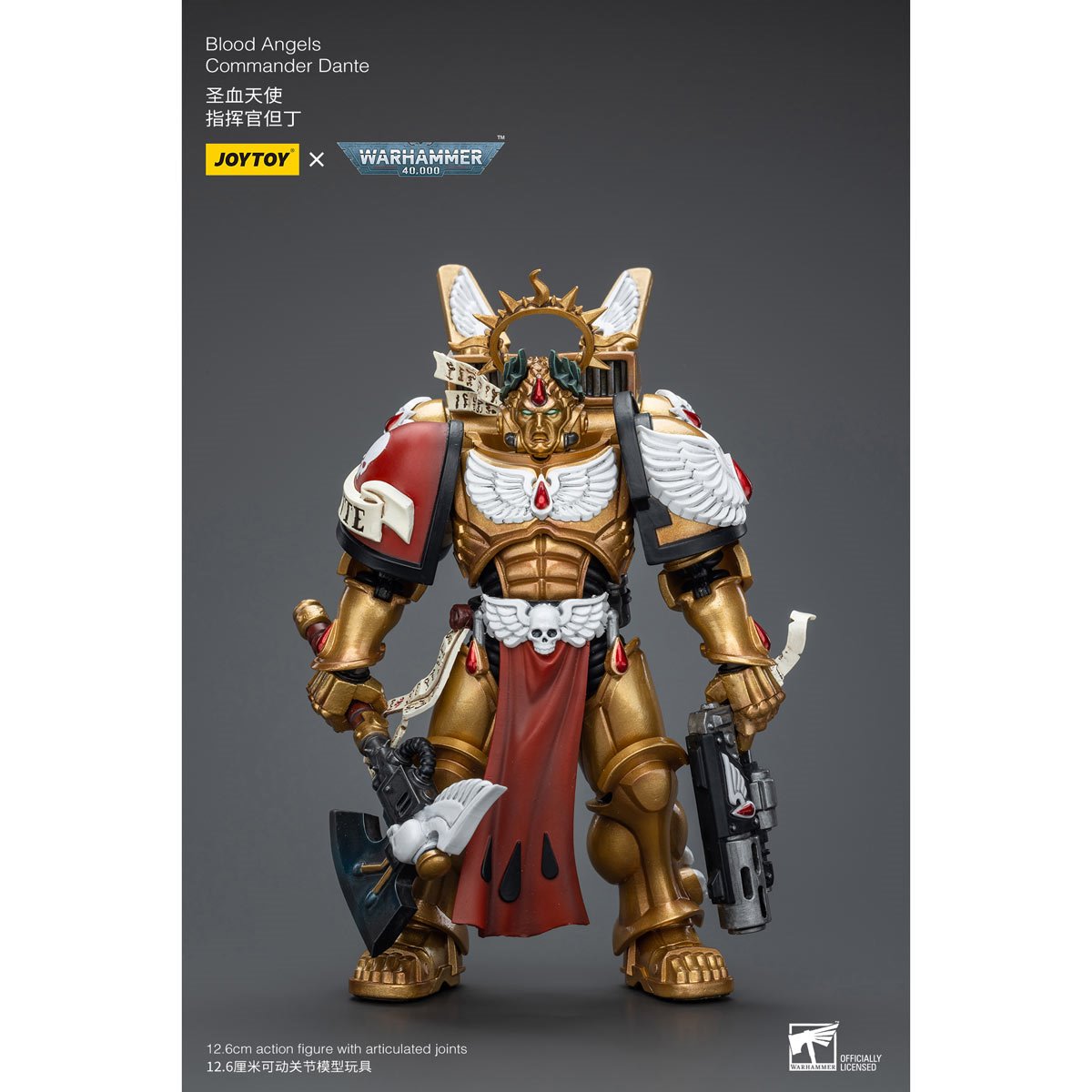 Joy Toy Warhammer 40,000 Blood Angels Commander Dante 1:18 Scale Action Figure