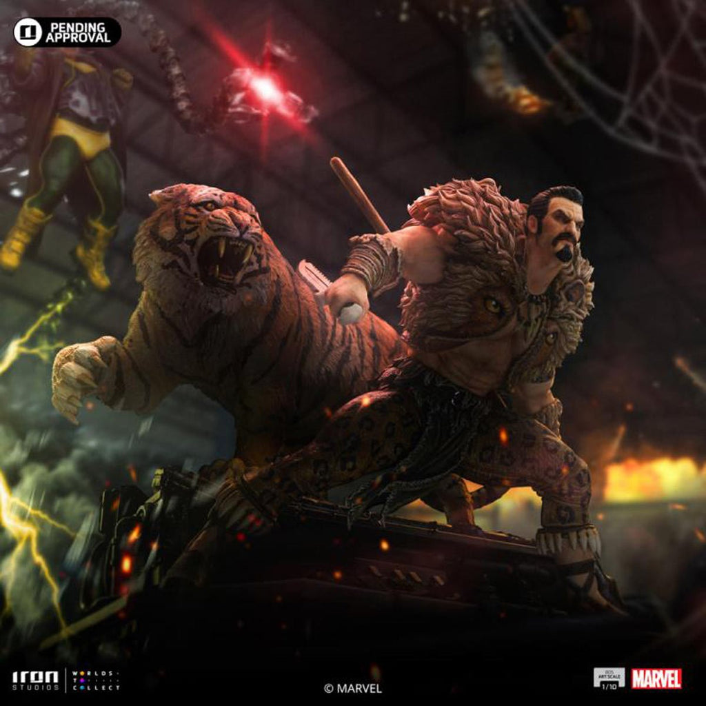Kraven Spider-Man vs Villains Battle Diorama Series 1:10 Art Scale Limited Edition Statue