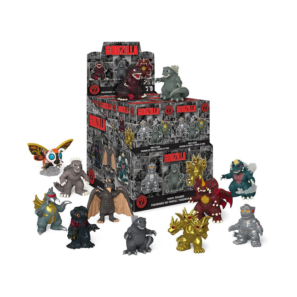 Godzilla 70th Anniversary Mystery Minis Mini-Figure Display Case of 12