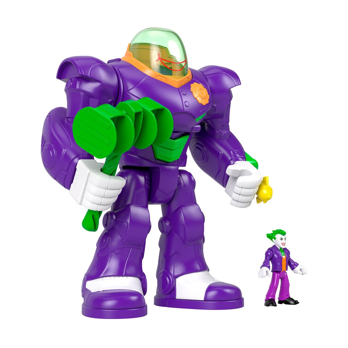 DC Super Friends Imaginext Joker Hammer Mech Action Figure