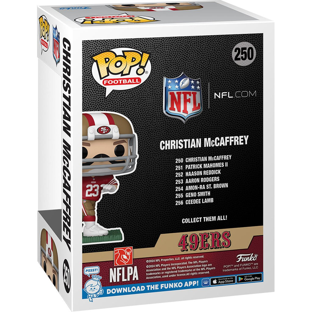 NFL San Francisco 49ers Christian McCaffrey Funko Pop! Vinyl Figure #250
