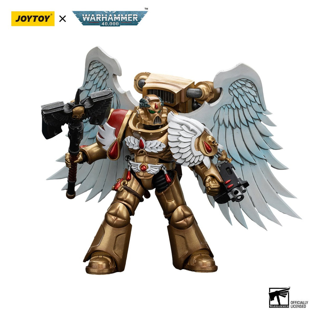Joy Toy Warhammer 40,000 Blood Angels Sanguinary Guard with Encarmine Axe 1:18 Scale Action Figure