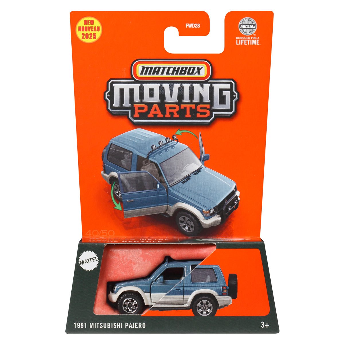 Matchbox Moving Parts 2025 Mix 5 Vehicles Case of 8
