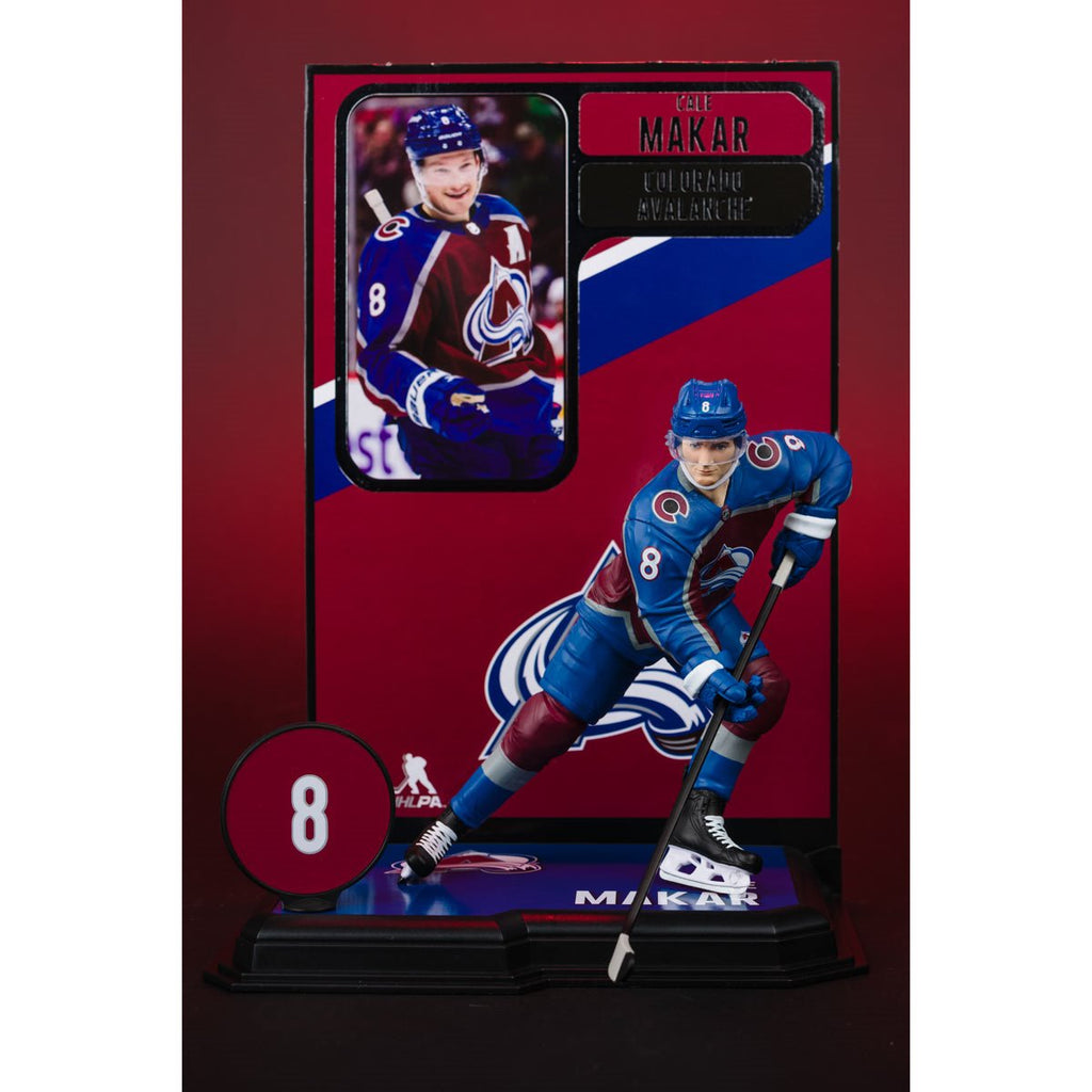 NHL SportsPicks Colorado Avalanche Cale Makar 7-Inch Posed Figure