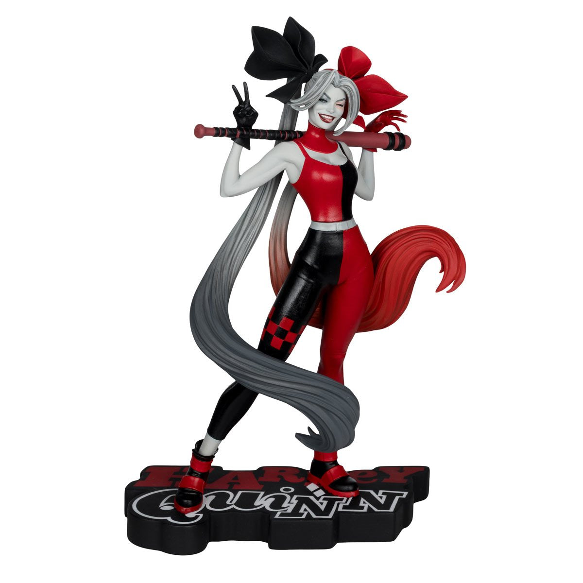 DC Direct Harley Quinn by Alex Garner Harley Quinn: Red, White, and Black 1:10 Scale Resin Statue