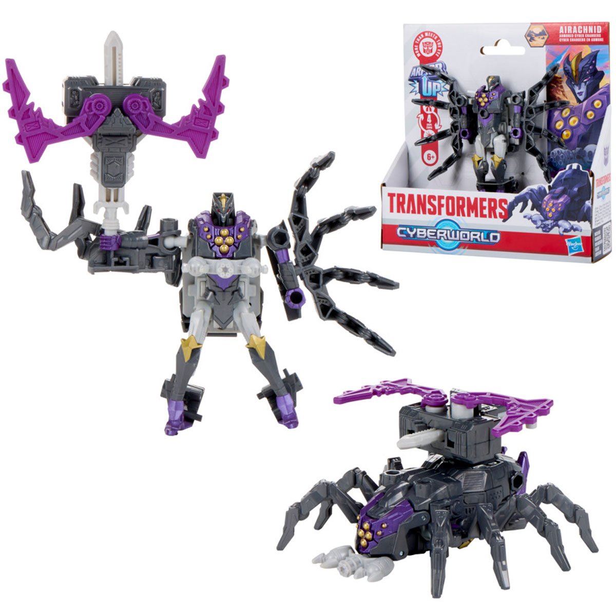 Transformers Cyberworld Armored Cyber Change Wave 3 Set of 4