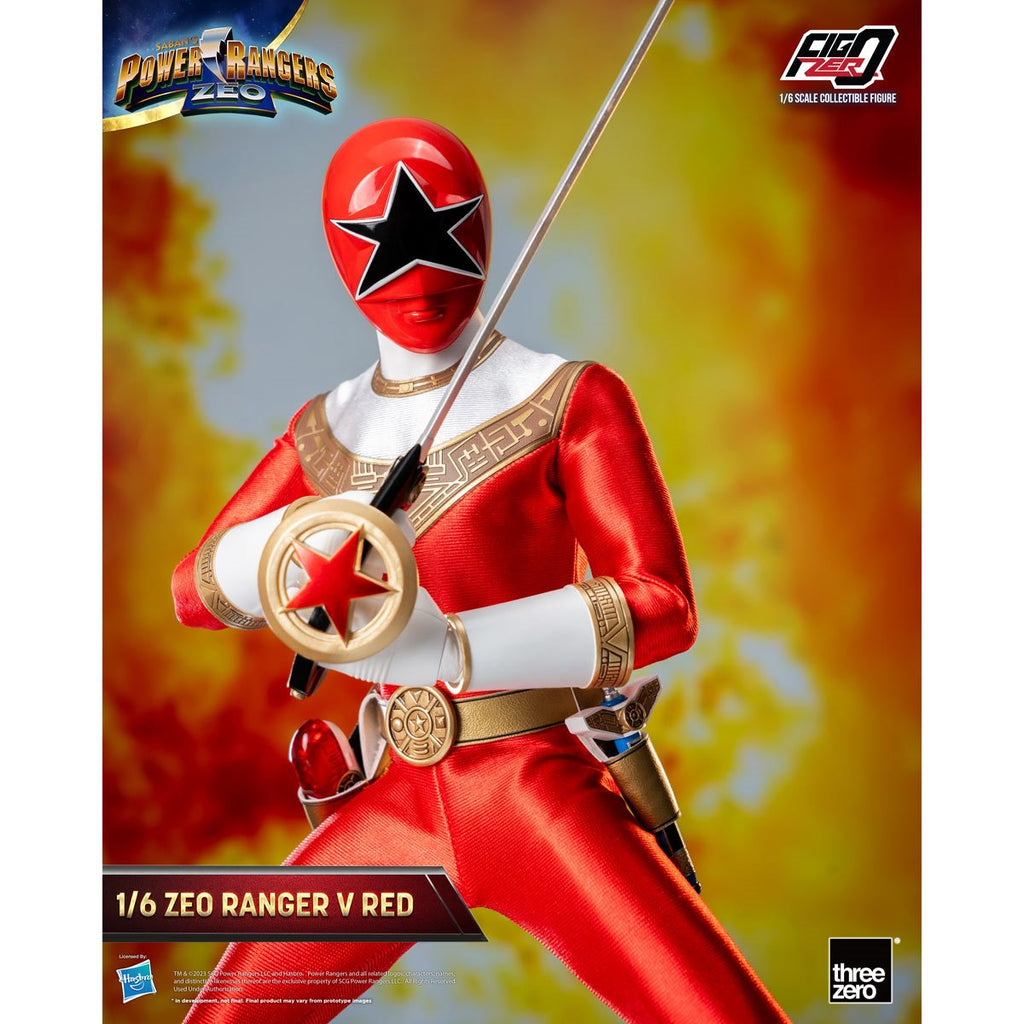Power Rangers Zeo Red Zeo Ranger V FigZero 1:6 Scale Action Figure