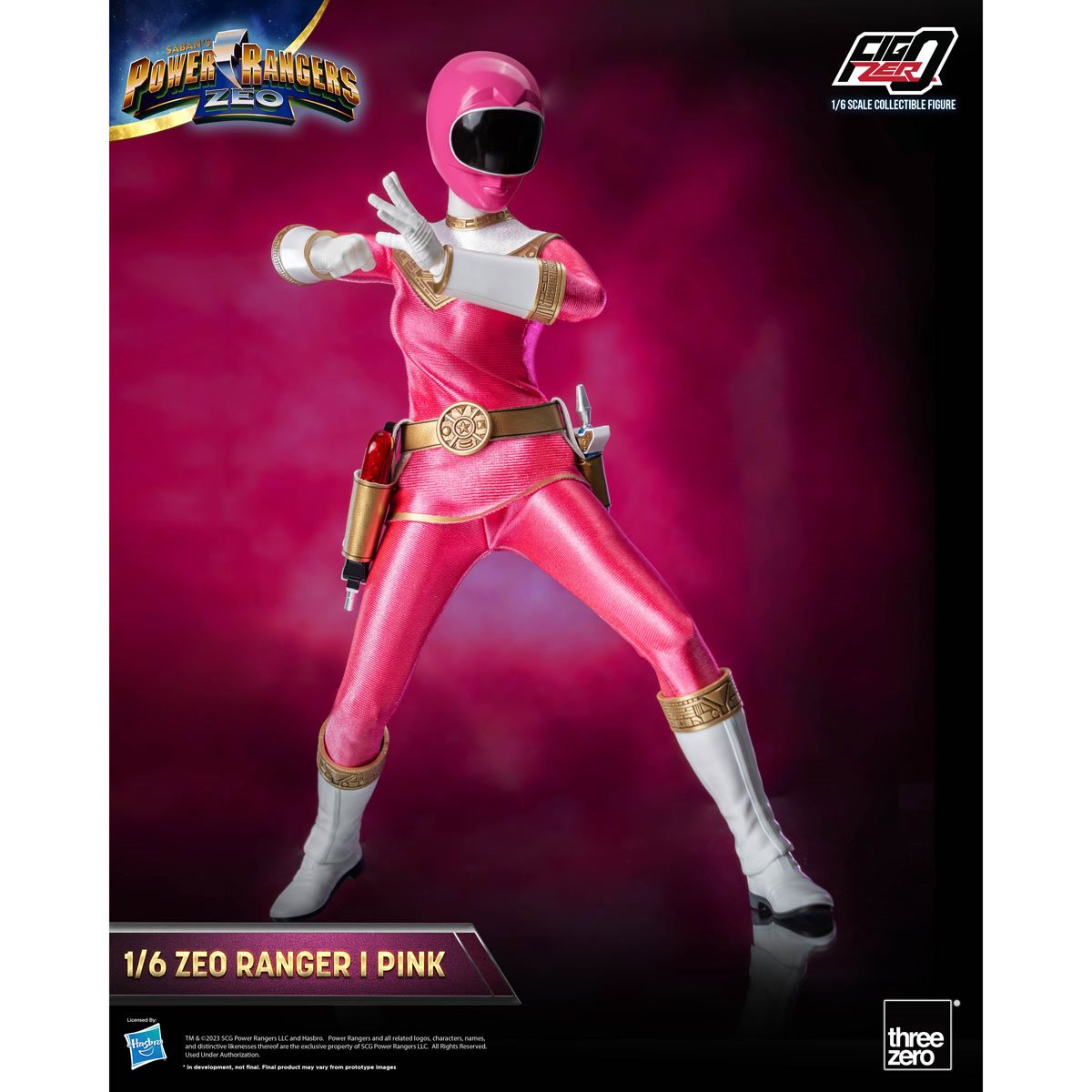 Power Rangers Zeo Pink Zeo Ranger I FigZero 1:6 Scale Action Figure