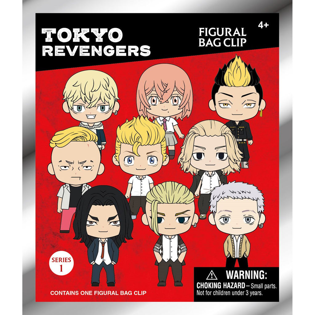 Tokyo Revengers 3D Foam Bag Clip Random 6-Pack