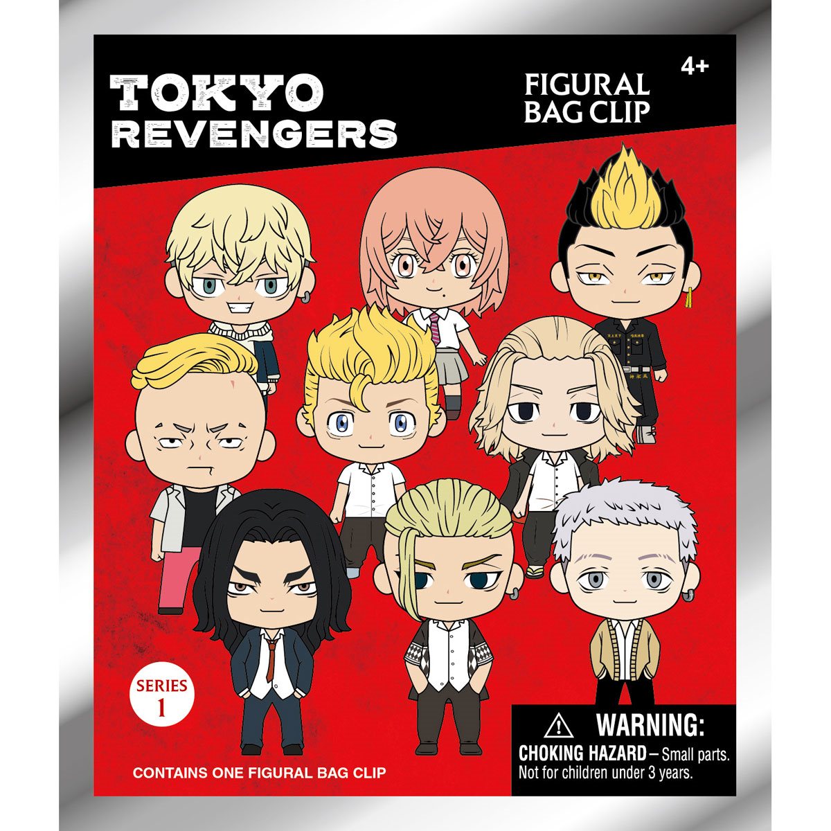Tokyo Revengers 3D Foam Bag Clip Random 6-Pack