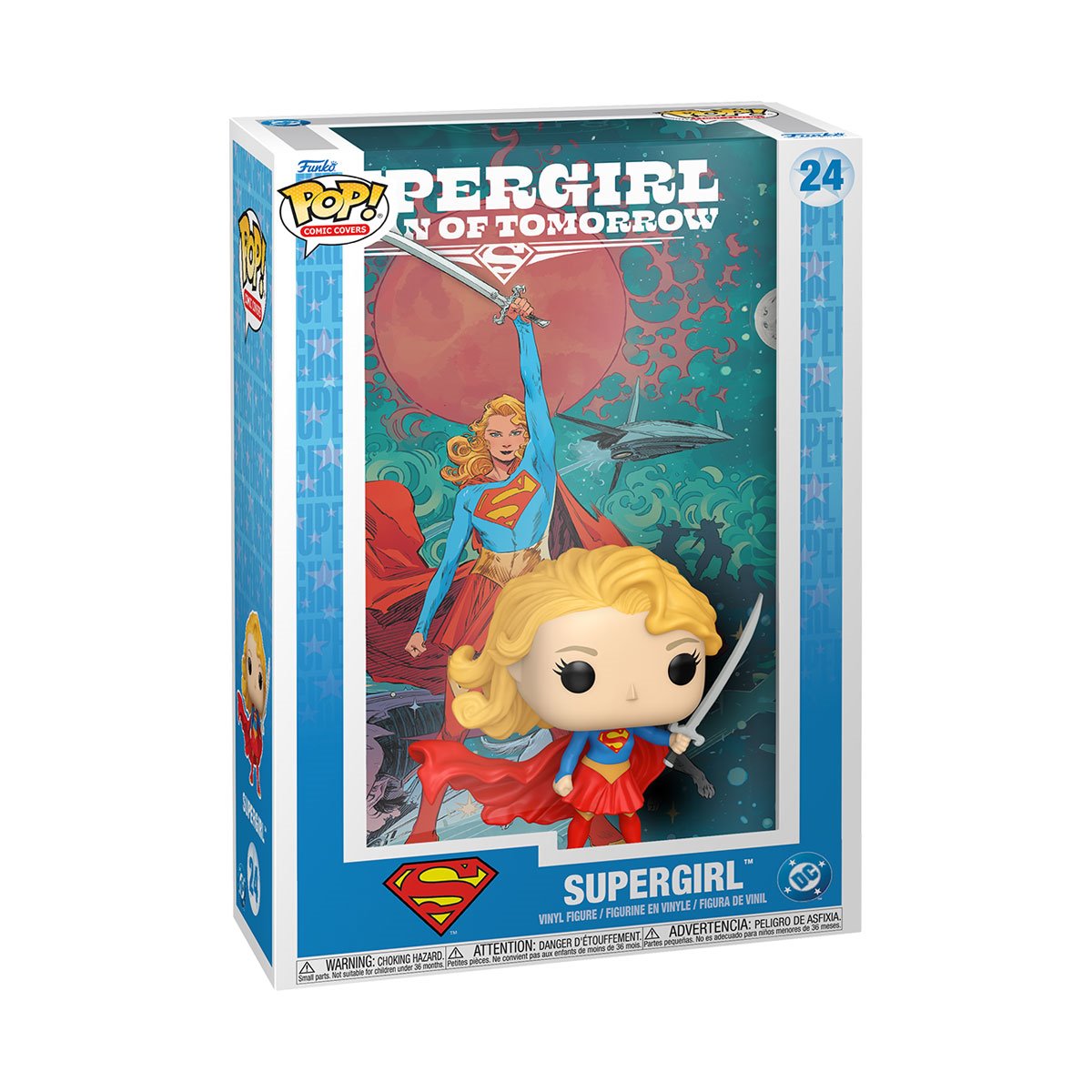 DC Comics Supergirl Funko Pop! Comic Cover Figure #24 with Case
