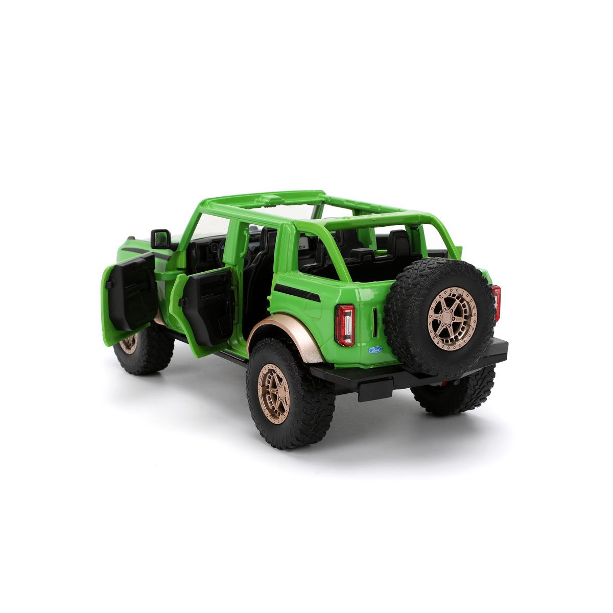 M&M's 2021 Ford Bronco 1:24 Scale Die-Cast Metal Vehicle with Green Figure