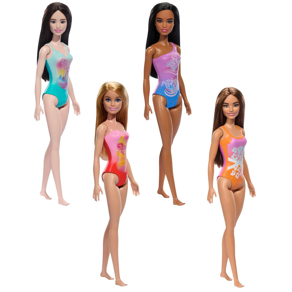 Barbie and Friends Beach Doll Case of 4