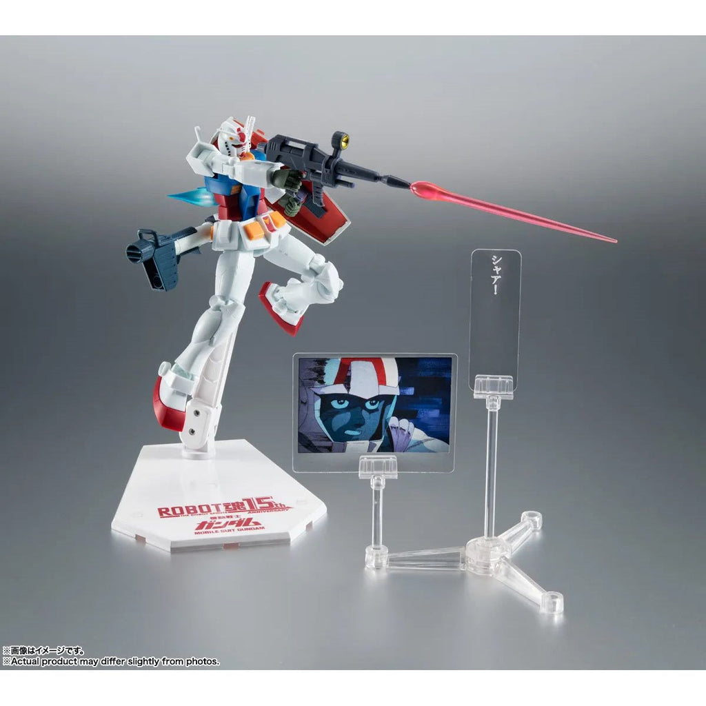 Mobile Suit Gundam Side MS RX-78-2 Gundam Version A.N.I.M.E. Robot Spirits 15th Anniversary Action Figure