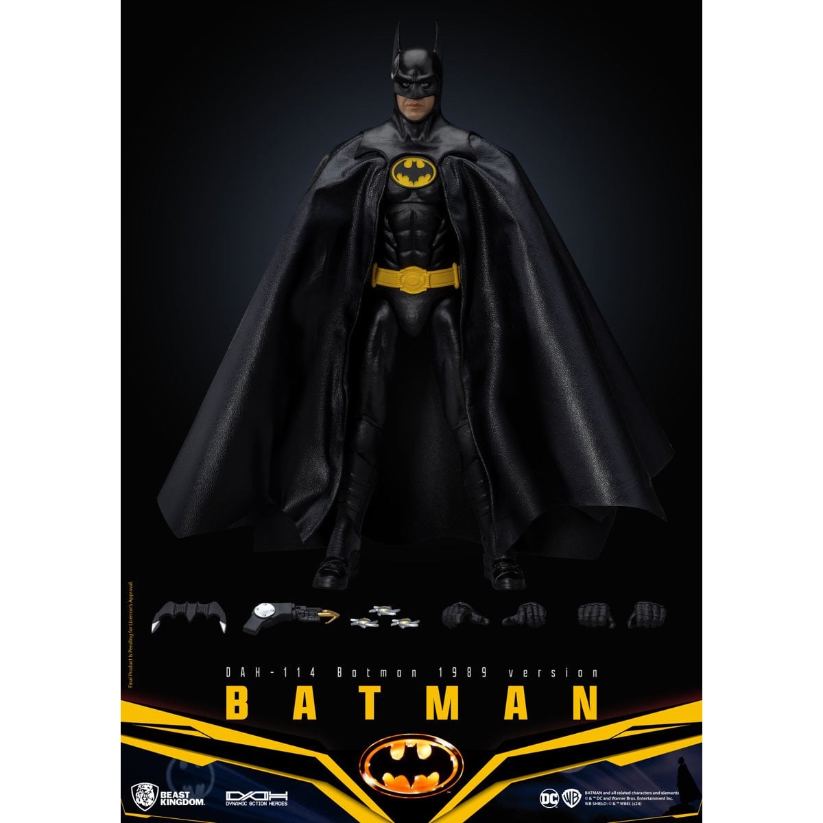 Batman 1989 DAH-114 Dynamic 8-Ction Heroes Batman Action Figure