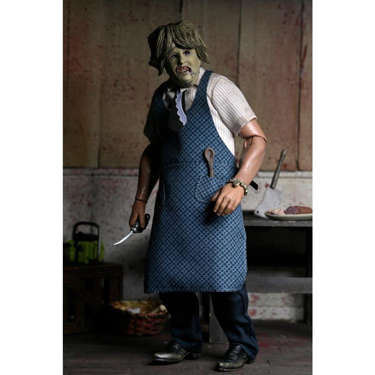 The Texas Chainsaw Massacre Leatherface with Old Lady Mask 8-Inch Clothed Action Figure