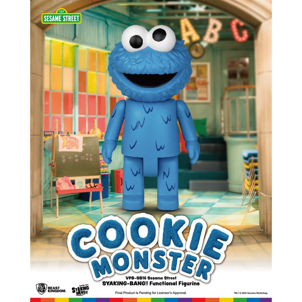 Sesame Street Cookie Monster VPB-SB16 Syaking-Bang!! Piggy Bank