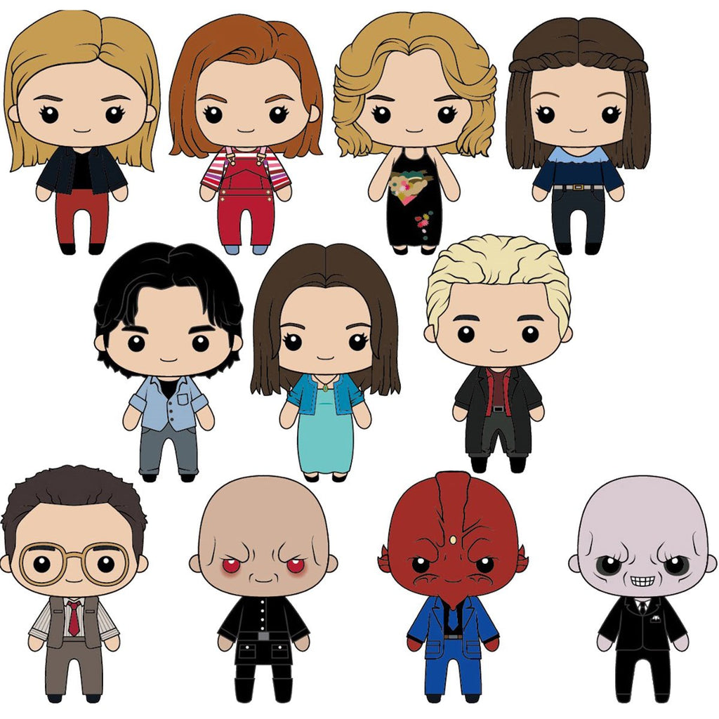 Buffy the Vampire Slayer 3D Foam Bag Clip Display Case of 24