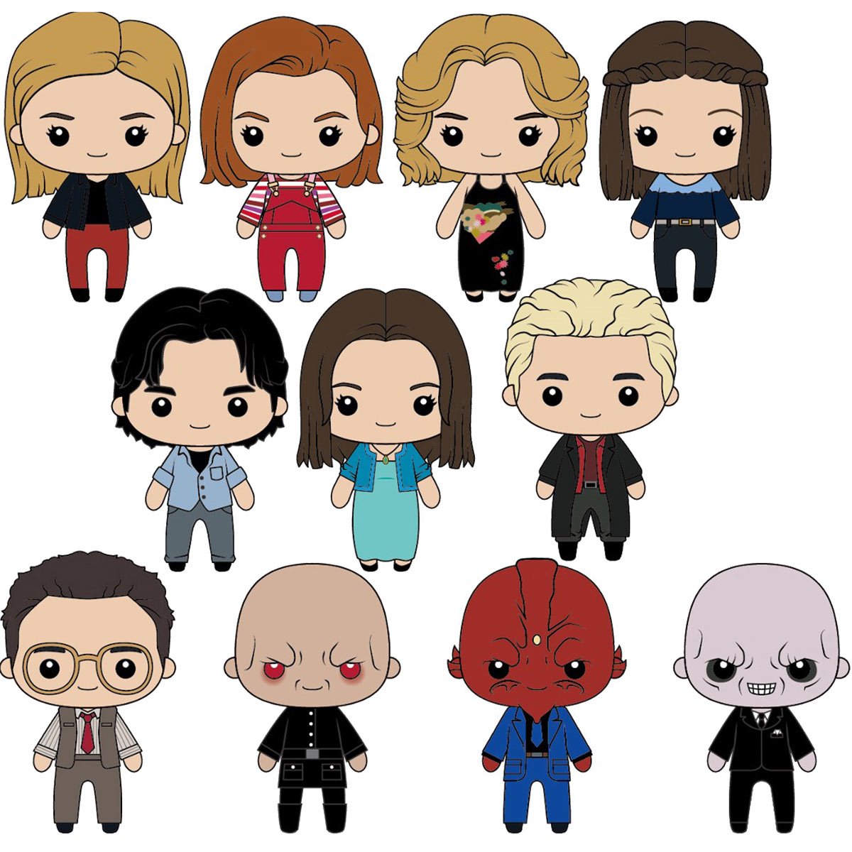 Buffy the Vampire Slayer 3D Foam Bag Clip Display Case of 24