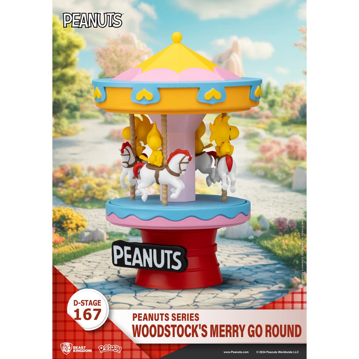 Peanuts Woodstock's Merry Go Round DS-167 D-Stage Statue