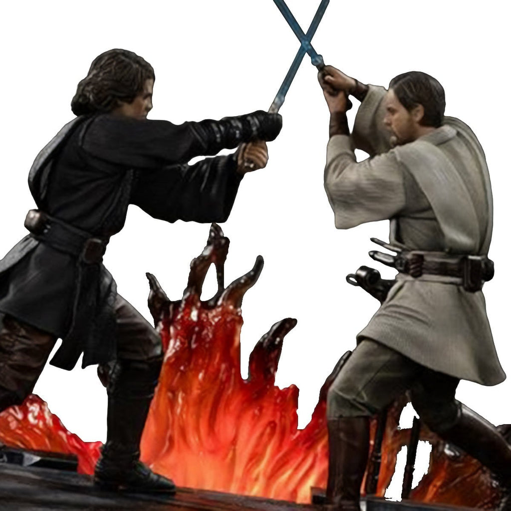Star Wars: Revenge of the Sith Anakin vs. Obi-Wan Deluxe 1:10 Art Scale Limited Edition Statue