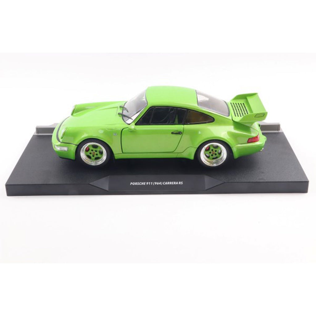 1990 Porsche 911 964 Carrera RS 3.8 Green Metallic 1:18 Scale Die-Cast Metal Vehicle