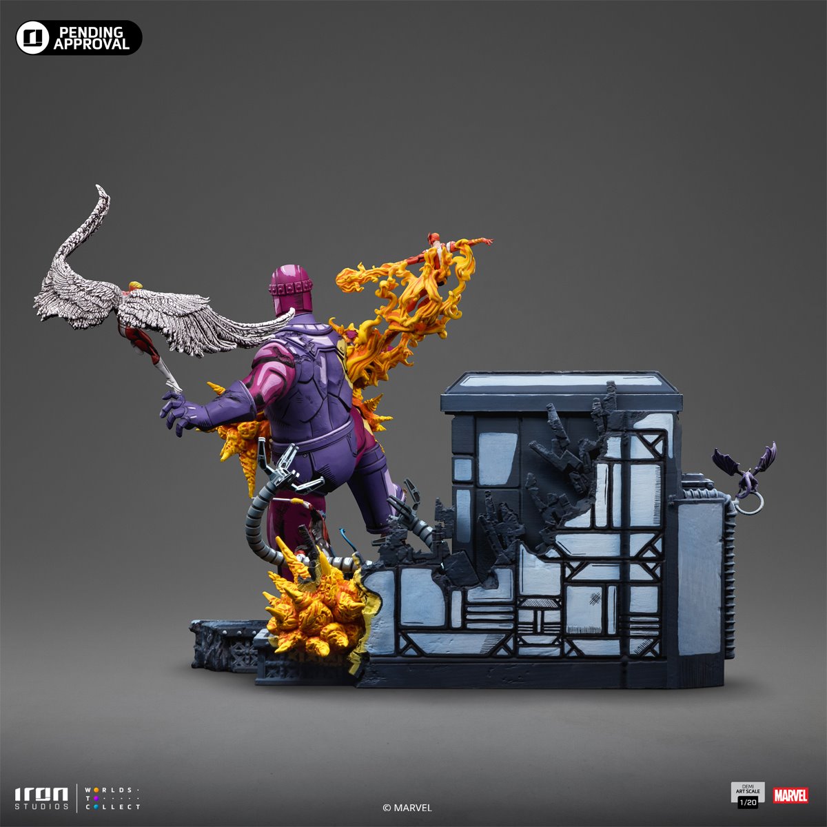 X-Men Danger Room Comic Color Variant 1:20 Demi Art Scale Limited Edition Diorama B Statue