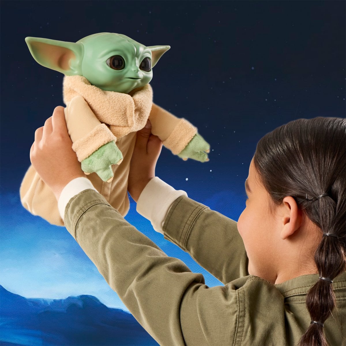 Star Wars The Mandalorian & Grogu Action Buddy Grogu Interactive 10-Inch Action Figure