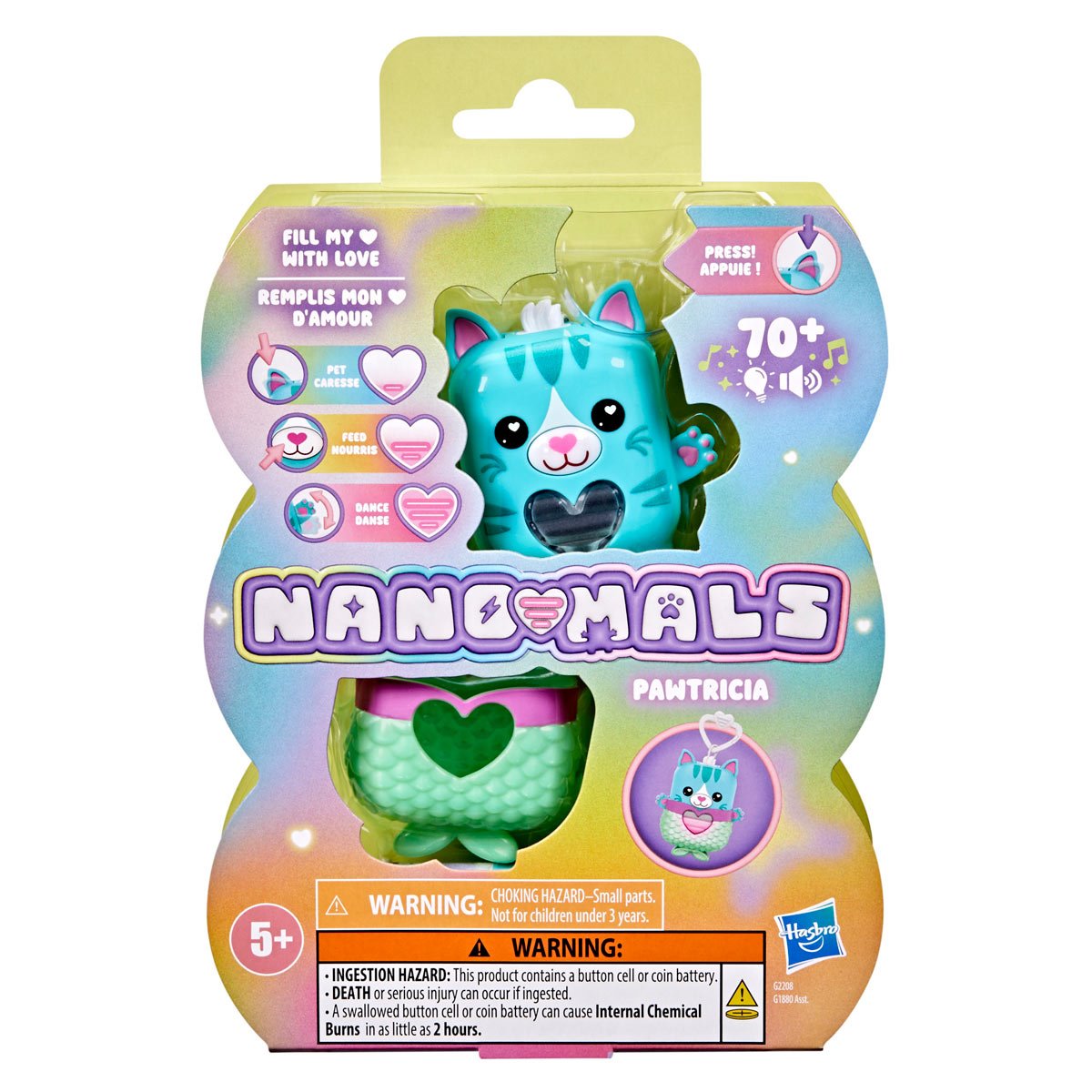 Nano-mals Pawtricia the Blue Kitty Electronic Pet Cat