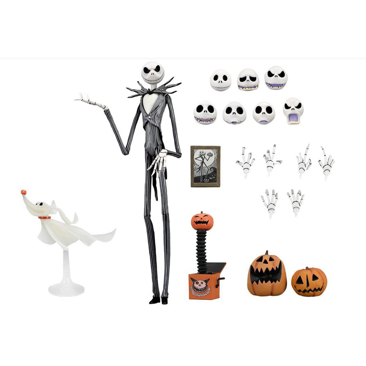 The Nightmare Before Christmas 30th Anniversary 7-Inch Scale Action Figure Case of 10