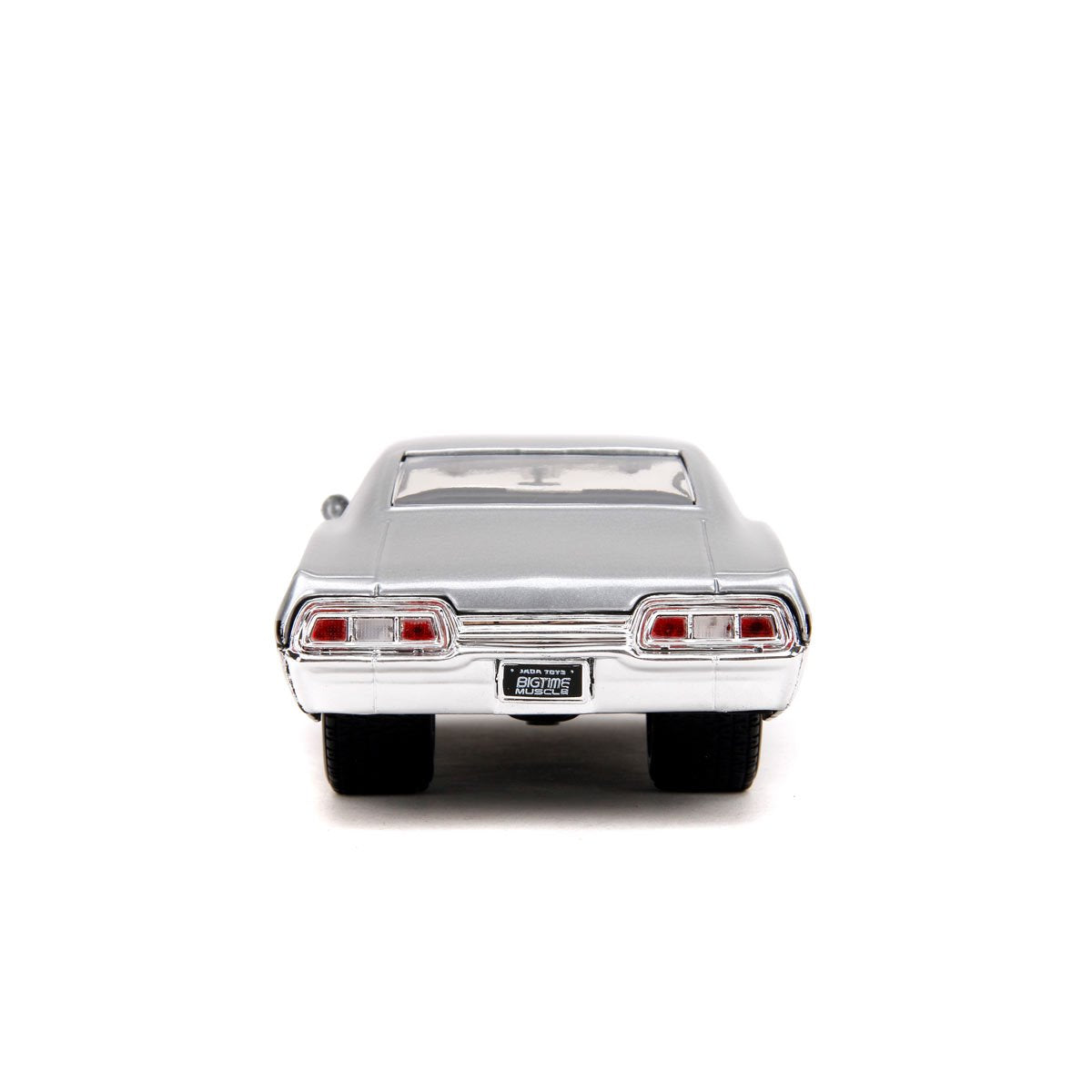 Bigtime Muscle 1967 Chevrolet Impala SS Candy Silver and Black 1:24 Scale Die-Cast Metal Vehicle
