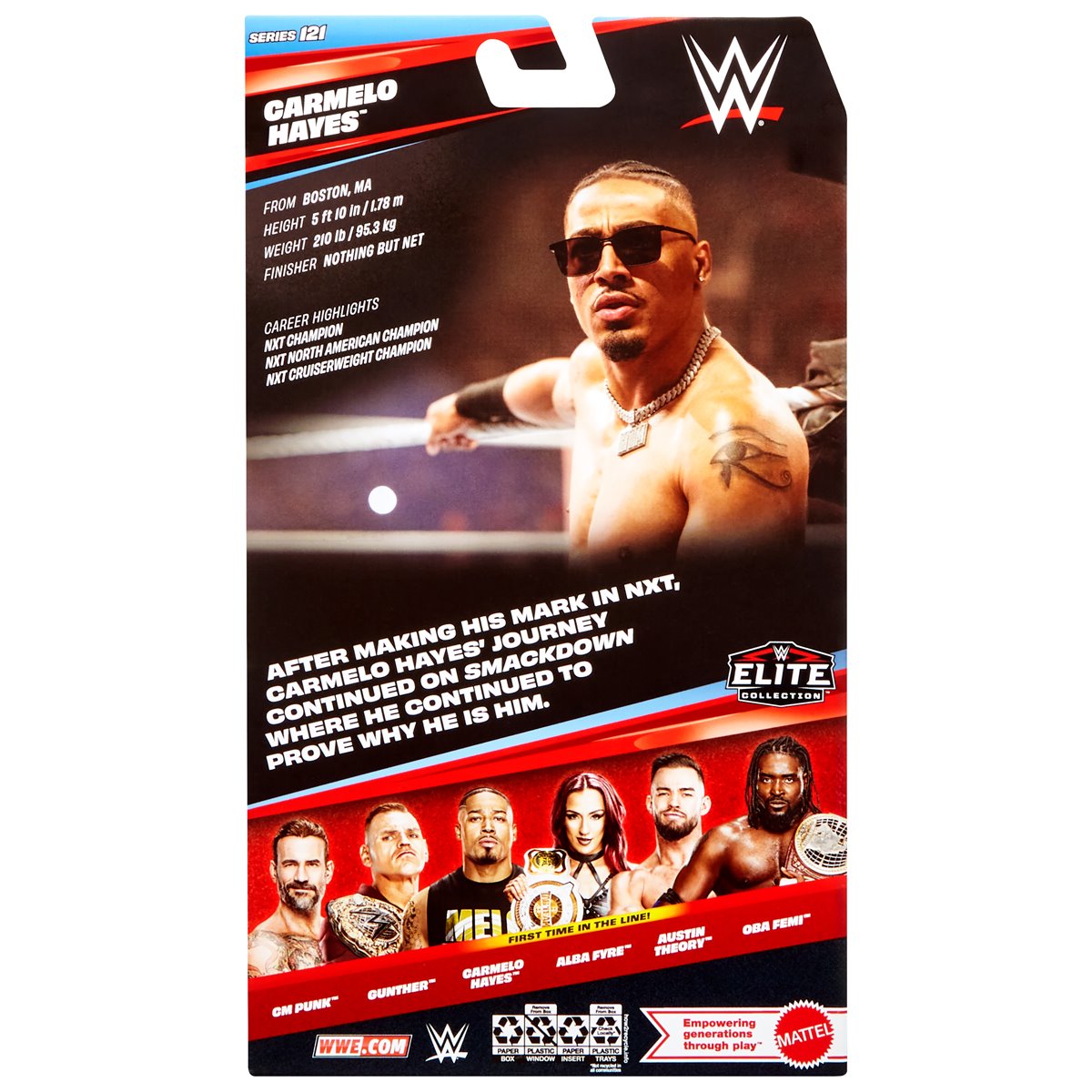 WWE Elite Collection Series 121 Carmelo Hayes Action Figure