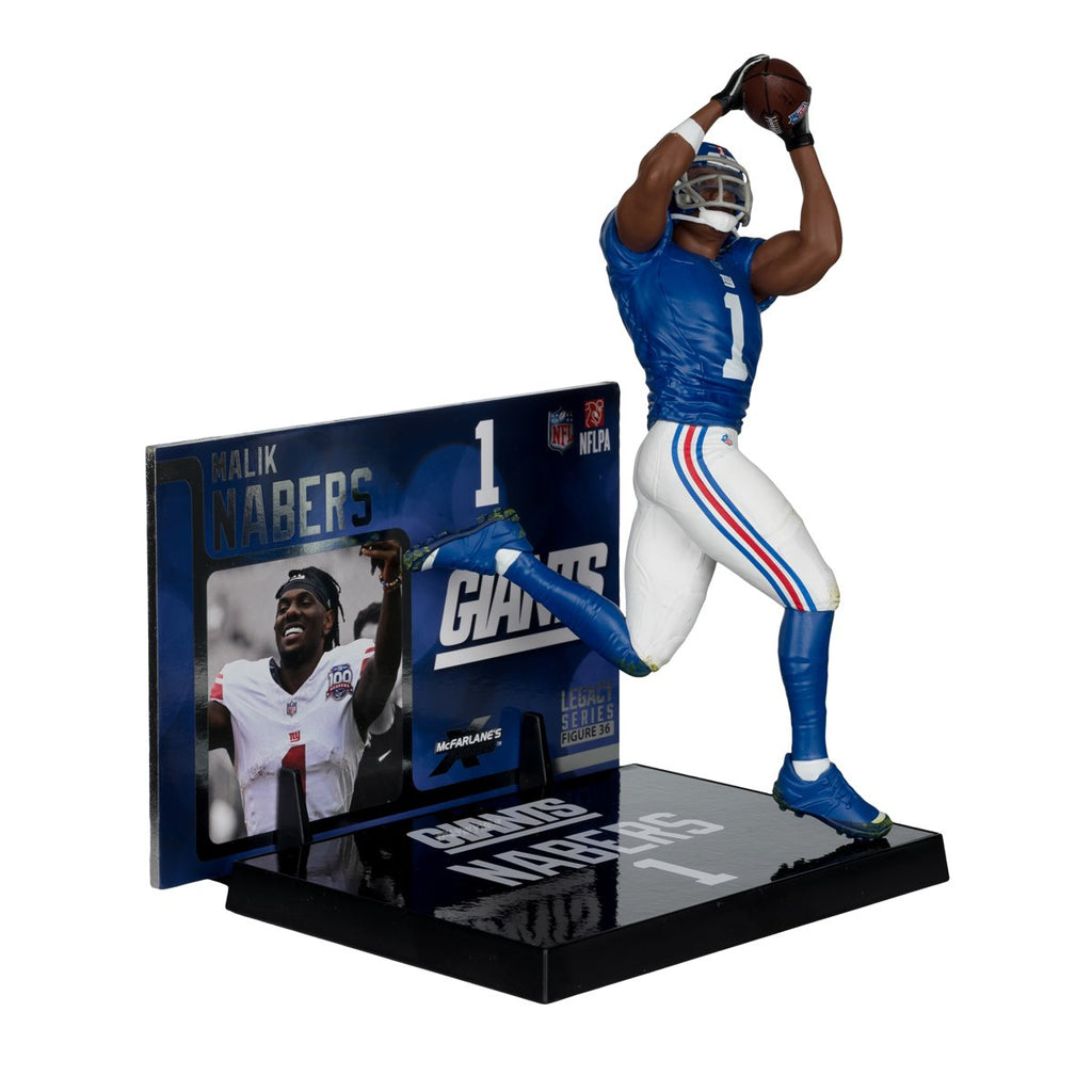 NFL SportsPicks 2025 New York Giants Malik Nabers 7-Inch Scale Posed Figure