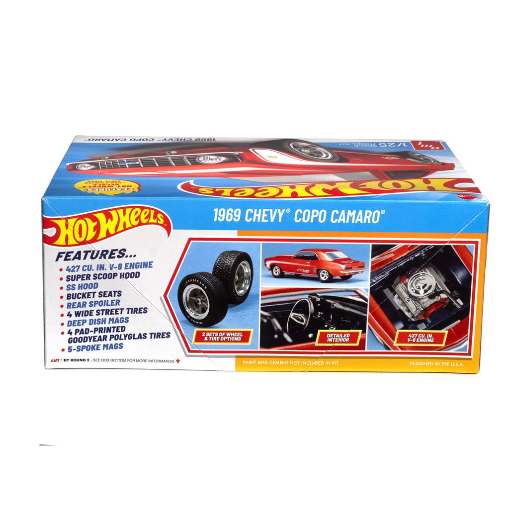 Hot Wheels 1969 Chevy Camaro COPO 1:25 Scale Model Kit