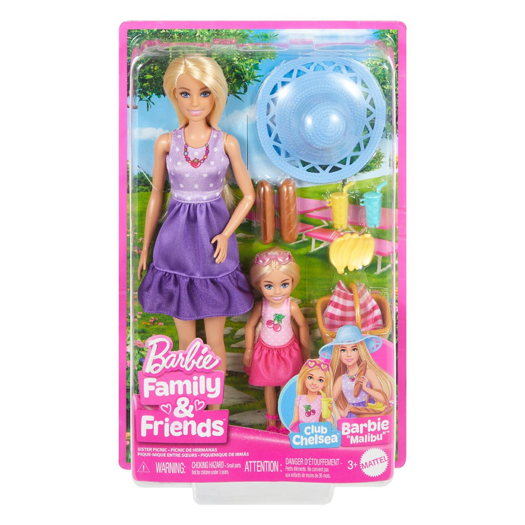 Barbie Family & Friends Barbie Malibu and Chelsea Doll 2-Pack