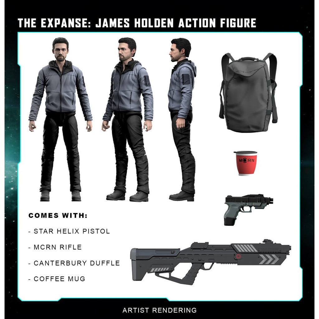The Expanse James Holden 1:12 Scale Action Figure