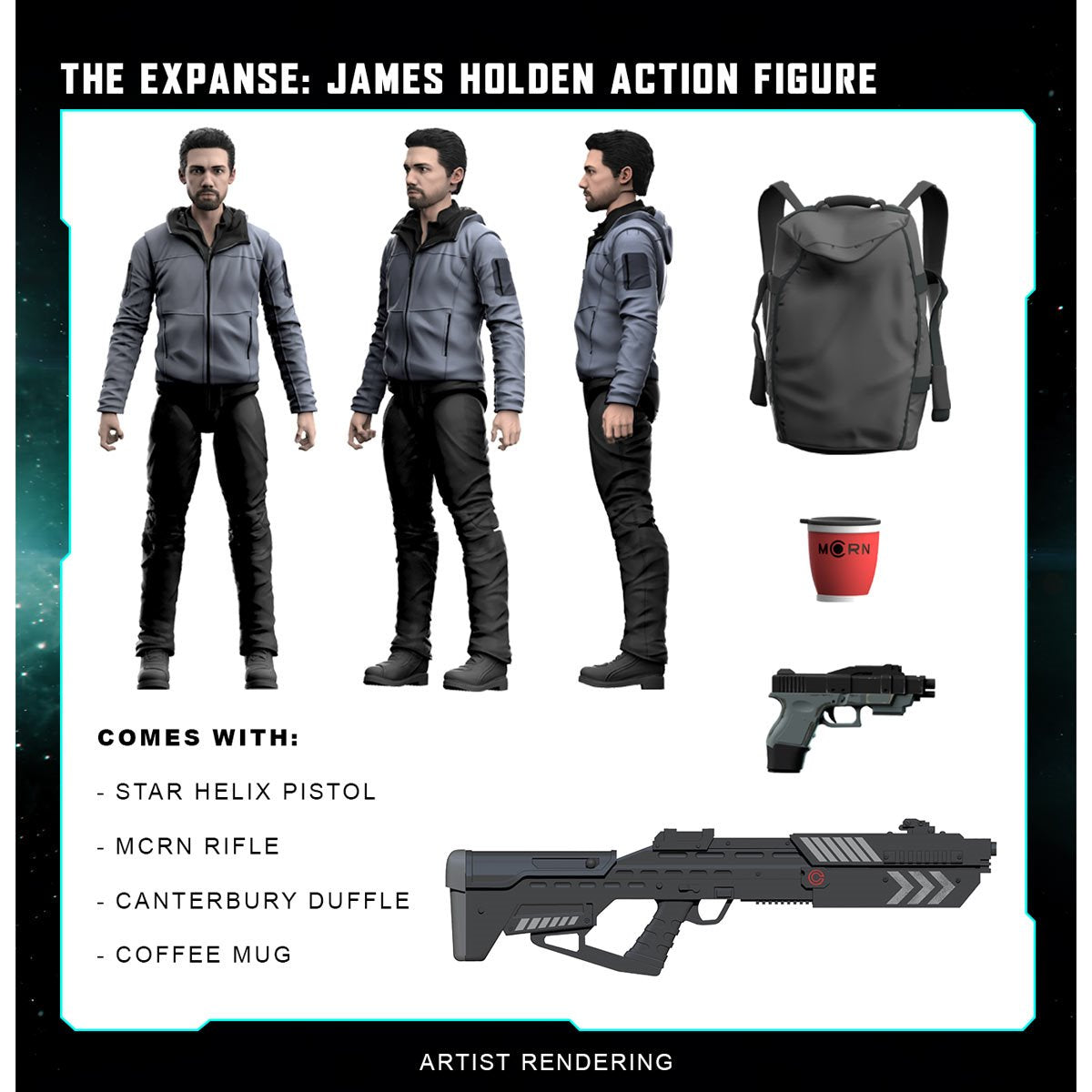 The Expanse James Holden 1:12 Scale Action Figure