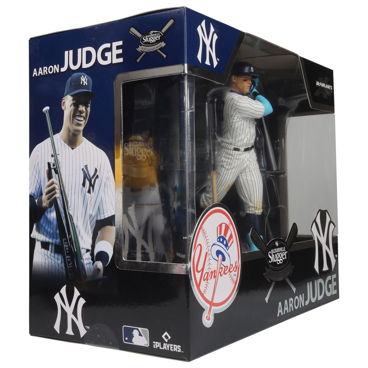 MLB SportsPicks New York Yankees Aaron Judge Silver Slugger Trophy Boxed Set