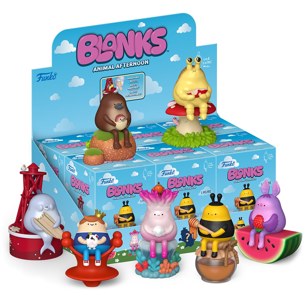 Blonks: Animal Afternoon Premium Blind-Box Vinyl Figure - 1 Random Figure