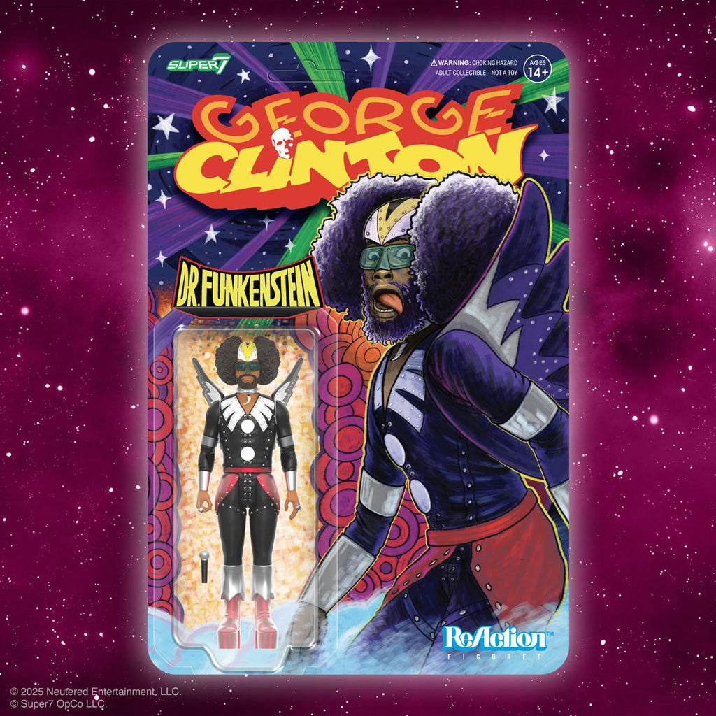 George Clinton (Dr. Funkenstein) 3 3/4-Inch ReAction Figure