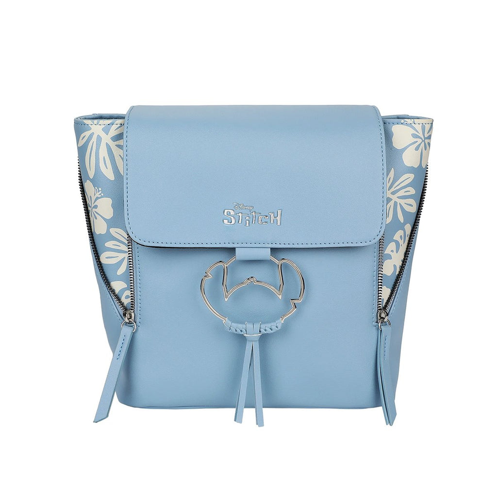 Lilo & Stitch Floral Print Faux Leather Mini-Backpack