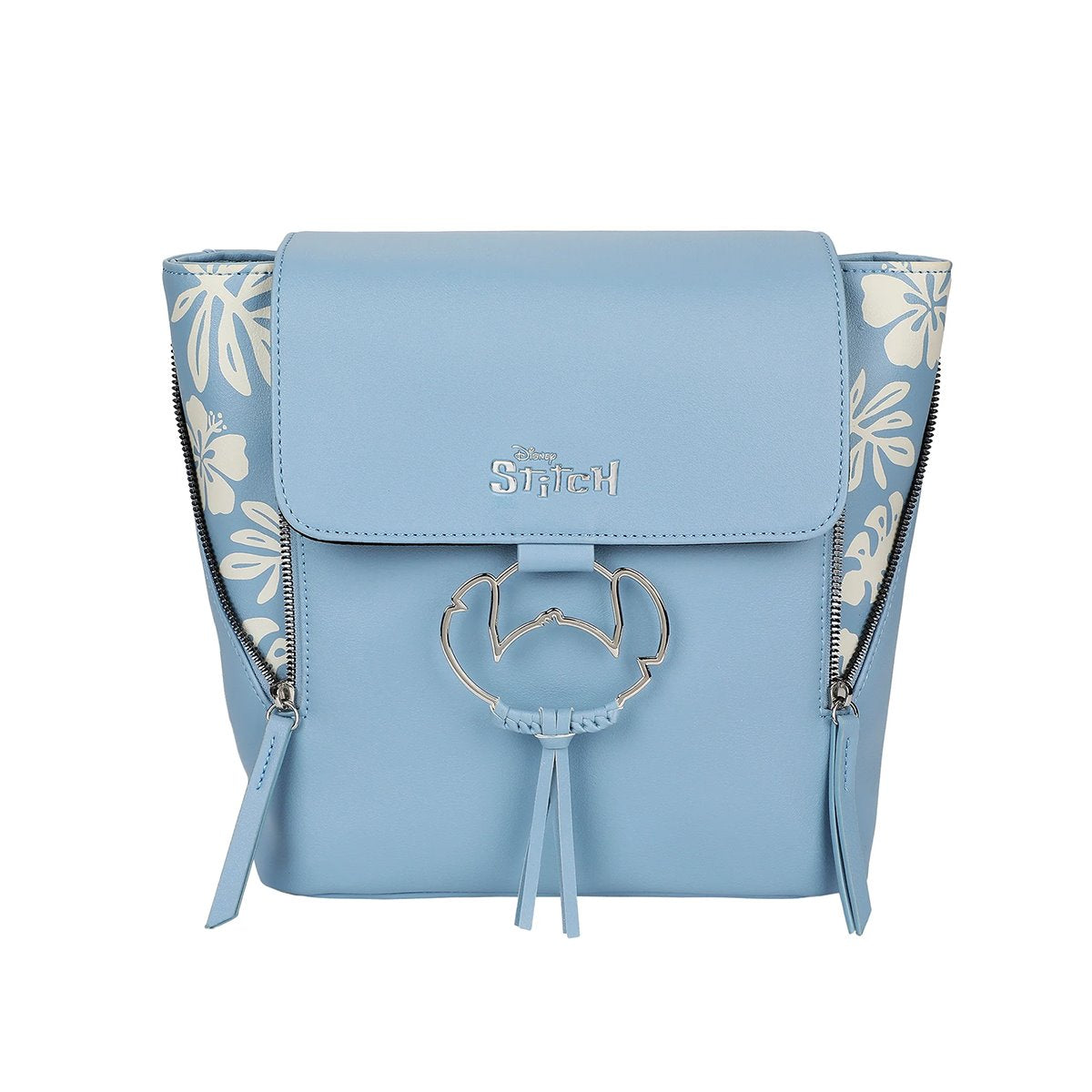 Lilo & Stitch Floral Print Faux Leather Mini-Backpack
