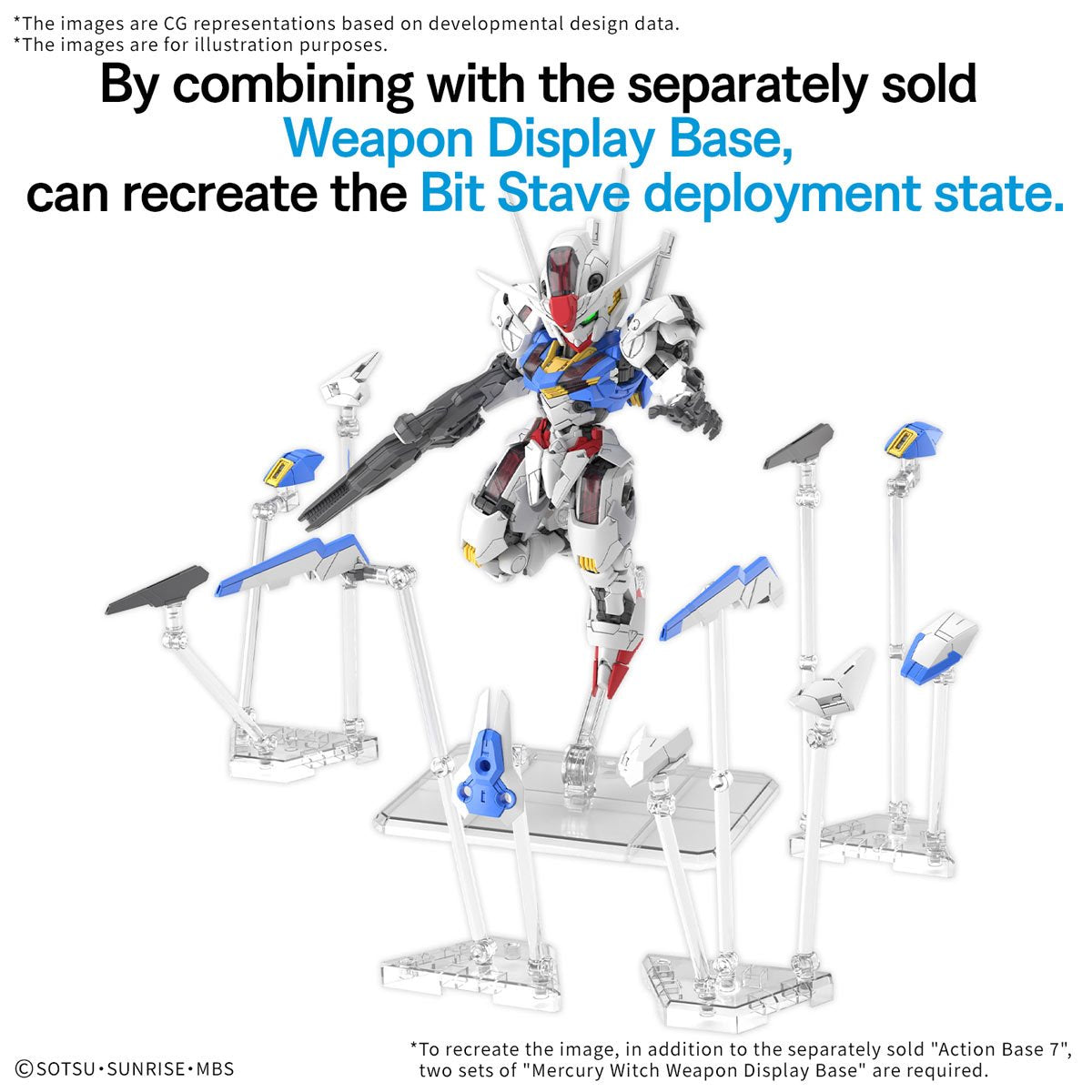 Mobile Suit Gundam: The Witch from Mercury Gundam Aerial Master Grade SD MGSD Model Kit