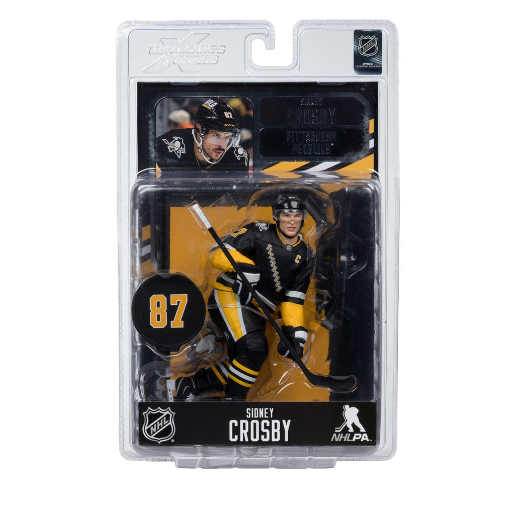 NHL SportsPicks Pittsburgh Penguins Sidney Crosby Alternate Jersey 7-Inch Posed Figure