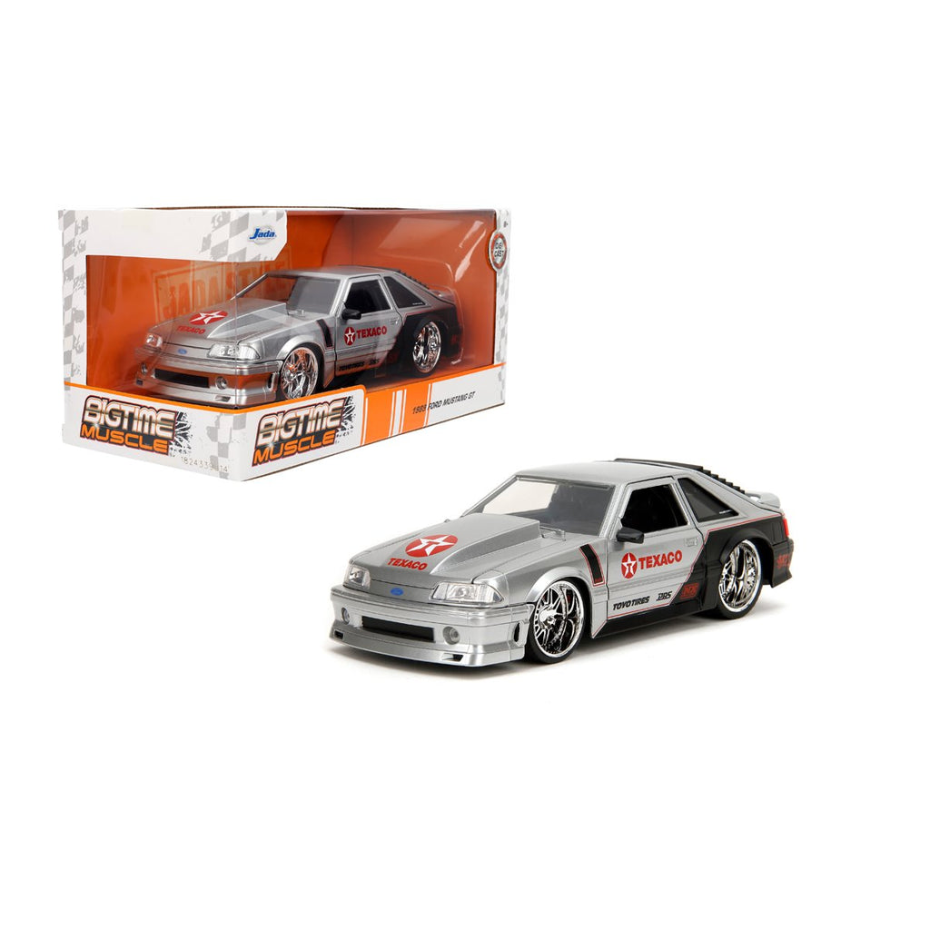 Bigtime Muscle 1989 Ford Mustang GT Texaco 1:24 Scale Die-Cast Metal Vehicle
